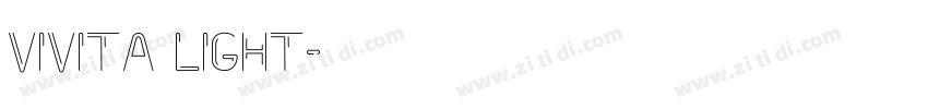 VIVITA Light字体转换
